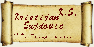 Kristijan Šujdović vizit kartica